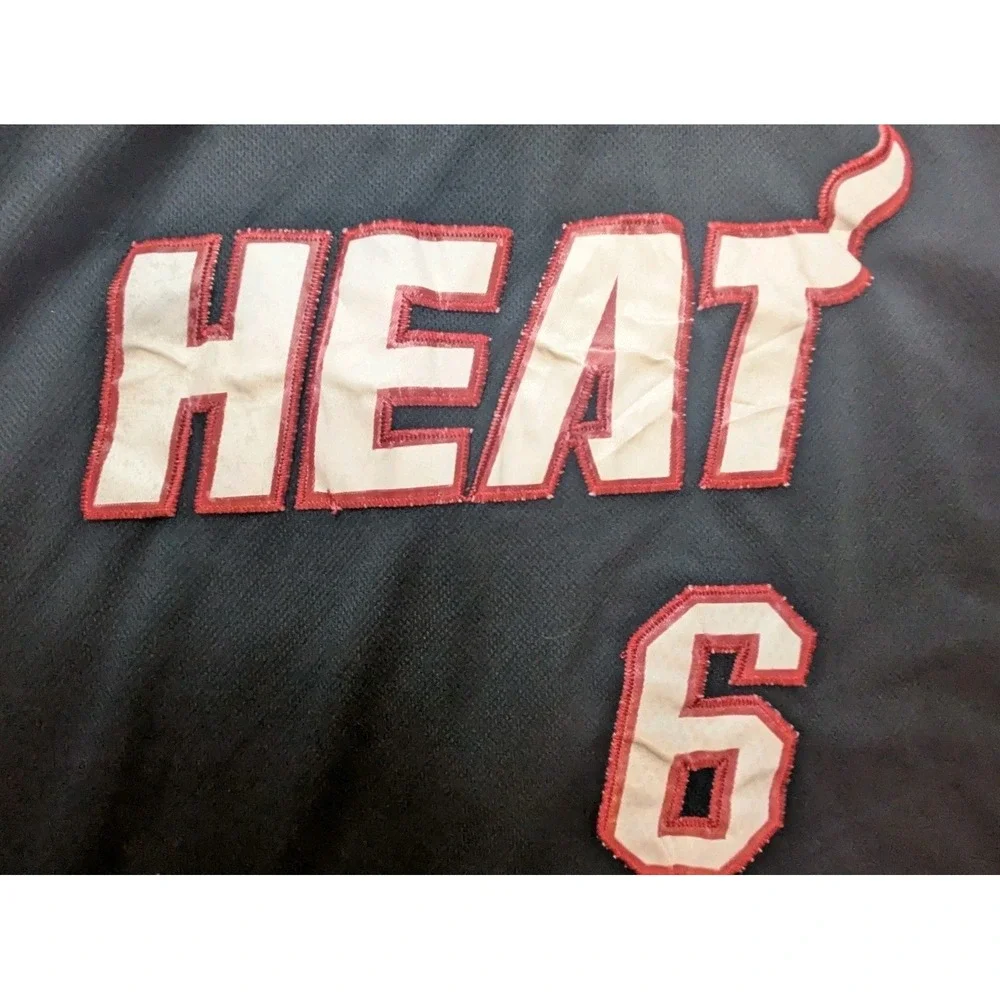 #6 LeBron James Miami Heat‎ Adidas NBA Basketball Jersey Youth XXL Basketball